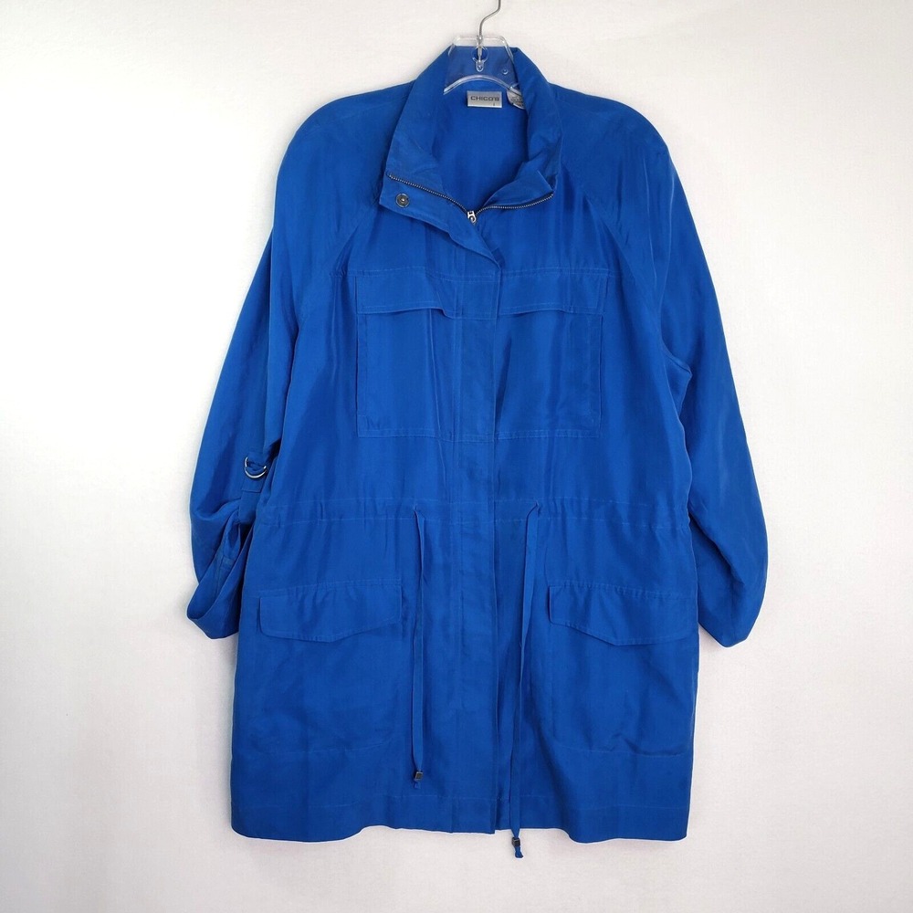 Cobalt Blue Women's Lightweight Utility Jacket